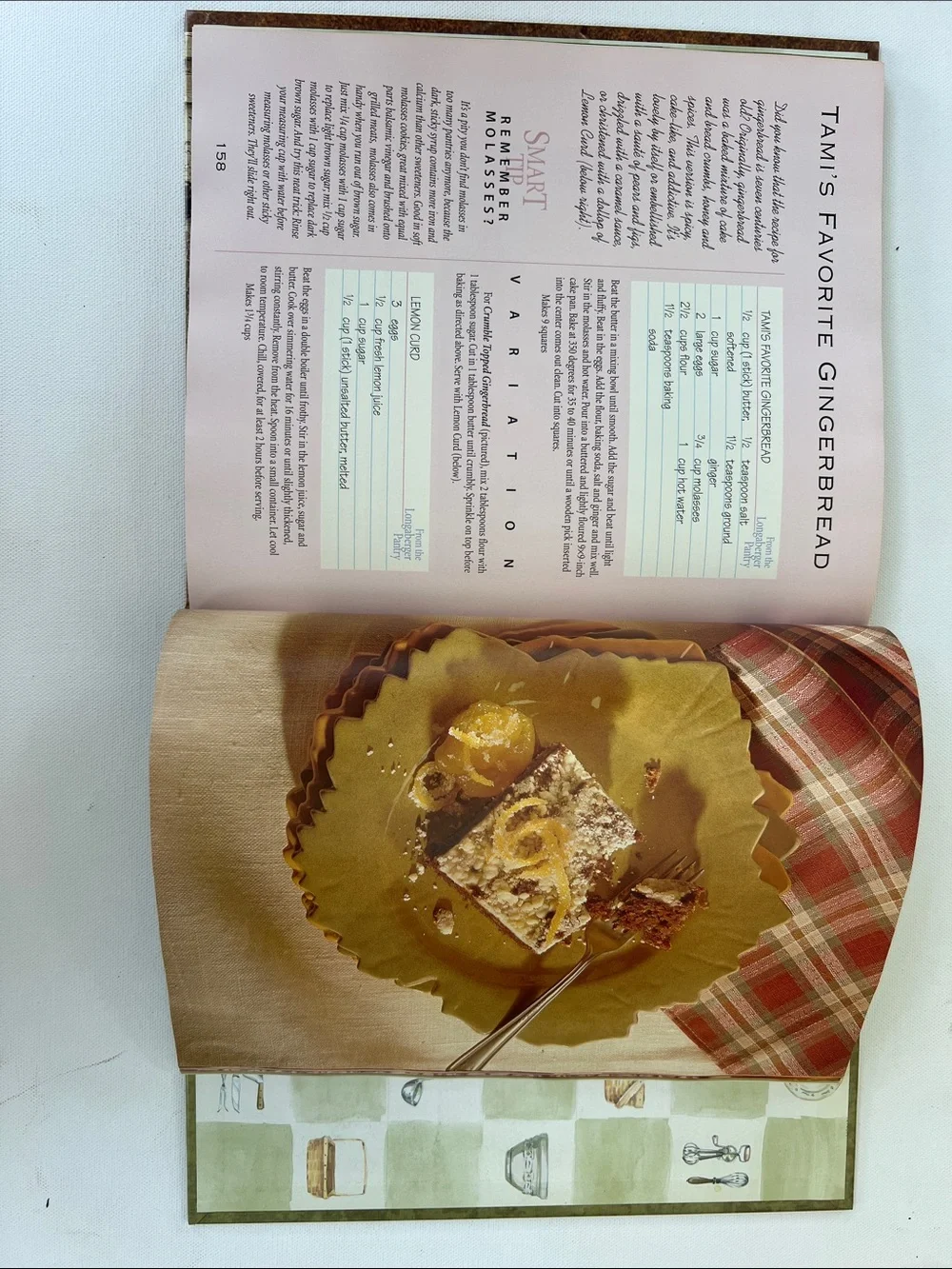 Longaberger Fresh From The Pantry Cookbook recipes for everyday country cottage